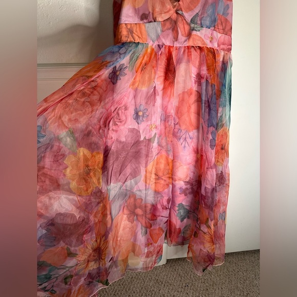 XPluswear Colorful floral Maxi Dress 2XL new with tag - Picture 2 of 8